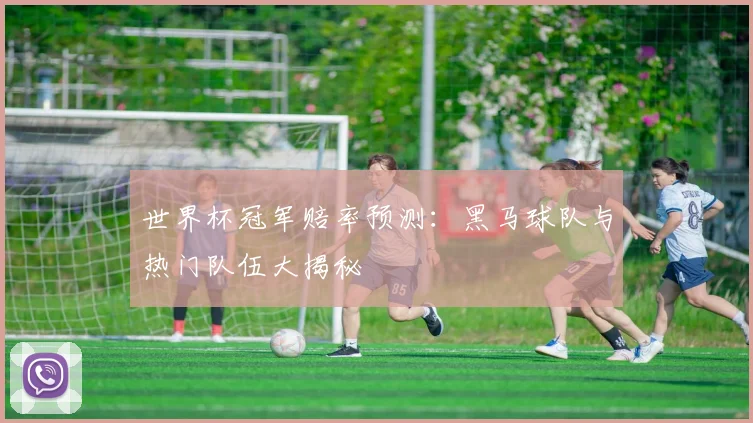 世界杯冠军赔率预测：黑马球队与热门队伍大揭秘